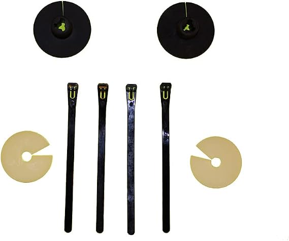 Attachment Component Pack - Attach Air Resistance Pineapples to Your Golf Shaft - Training Aid and Warm Up for Golf- Improves Swing Speed & Accuracy - Uses Air Resistance