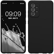 kwmobile Case Compatible with Samsung Galaxy A52 / A52 5G / A52s 5G Case - Protective Slim TPU Phone Cover - Soft Matte Finish - Black