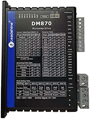 Davitu Motor Driver - Leadshine DM870 Digital two-phase stepper driver Pulse voltage 5-24V suitable for 86 stepper motor
