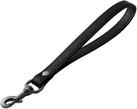 Purse Straps Replacement Bag Strap for Money Purse Wristlet Strap for Wallet Wrist Strap Black Horseshoe Clasp Cross Black