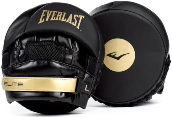 Everlast Elite 2 Micro Punch Mitts in Black/Gold