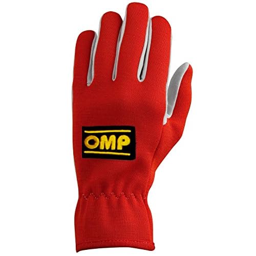 OMP IB702RM Rally Gloves, Red, Medium
