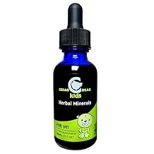 Cedar Bear Herbal Minerals for Kids a Liquid Herbal Supplement That Helps Build Healthy Bodies, Minds, and Strong Immune Systems 1 Fl Oz