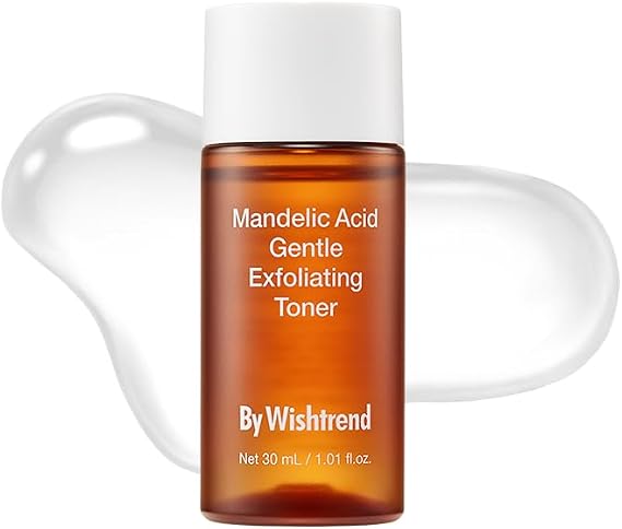 By Wishtrend Mandelic Acid 5% Exfoliating Toner Korean AHA BHA, 1 Fl Oz