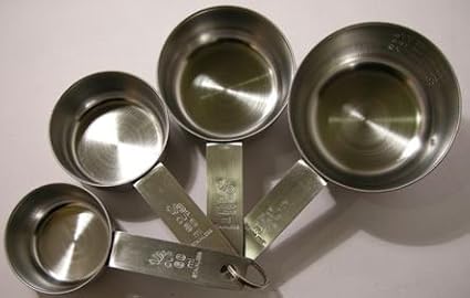 Stainless Steel Measuring Cups 1819, 4Pcs