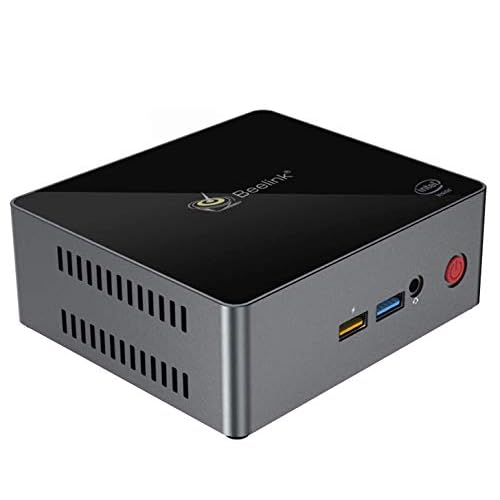 Beelink J45 Mini PC, Intel Apollo Lake J4205 Processor 8G128GB M.2 SSD, Supports 2.5 HDD & SSD4KDual HDMIDual WiFiGigabit EthernetFan