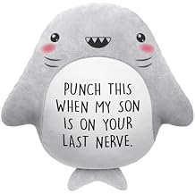 Funny Daughter in Law Gifts - Novelty Cute Shark Pillow- Wedding/Bridal Shower/Birthday Gifts for Daughter in Law, Future DIL, Sons Girlfriend, 1515