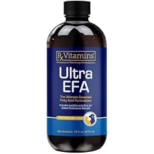 Rx Vitamins Ultra EFA Omega 3 Fish Oil for Dogs & Cats - Promotes Heart, Brain, and Joint Health with Vitamin E, Biotin, and Zinc - Liquid Fish Oil for Itch Relief & Dog Shedding - 16 oz
