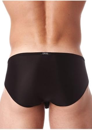 Gregg Homme Men's Voyeur Hyperstretch Microfiber Low Rise Brief, 100603, Black, S
