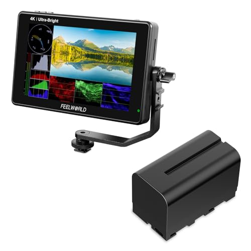 FEELWORLD LUT7 PRO Camera Monitor with F750 4400mAh Battery