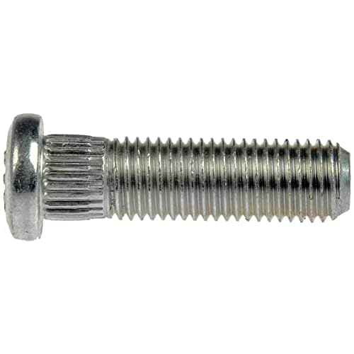 Dorman 610-360 M12-1.50 Serrated Wheel Stud - 12.37 mm Knurl, 42 mm Length Compatible with Select AcuraHondaIsuzu Models, 10 Pack Made in USA