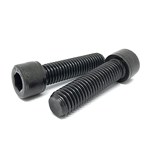 (30 Pieces) M12-1.75x40 Class 12.9 Alloy Socket Head Cap Bolts Screws UNC Coarse Full Threads Black Oxide