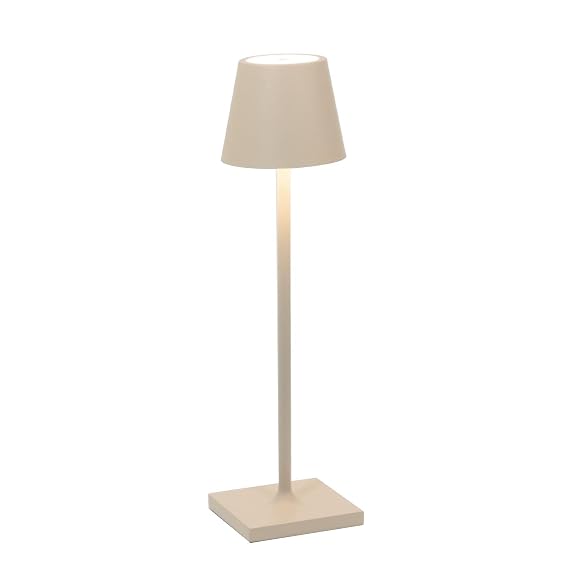 Zafferano, Poldina Micro, Rechargeable Cordless Lamp, Sand