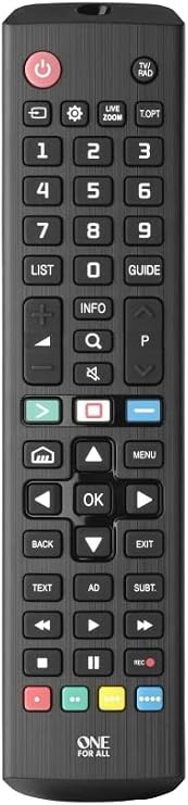 One for All URC4811 Learning Replacement Remote Control for LG Smart TVs