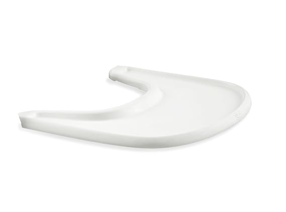 Stokke Tripp Trapp Tray, Compatible with Baby Set, BPA-Free, White | Compatible with Tripp Trapp Baby Set, Dedicated Space for Snacks and Play, Easy to Clean for Quick Spills, Baby Essentials