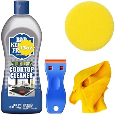 Bar Keepers Friend BUNDLE PACK Cooktop Cleaner 368g  Multi-Purpose Scrub  Scraper | All-Purpose Cleaning Kit