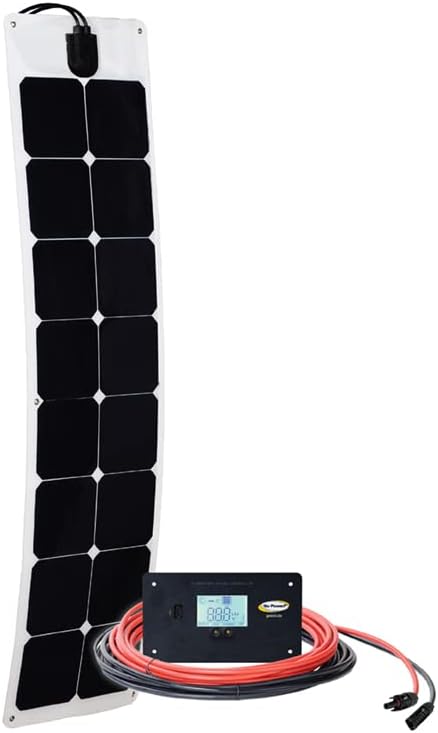 Go Power-FLEX-55: 55 W/2.88A SOLAR KIT WITH 10A DIGITAL CONTROLLER