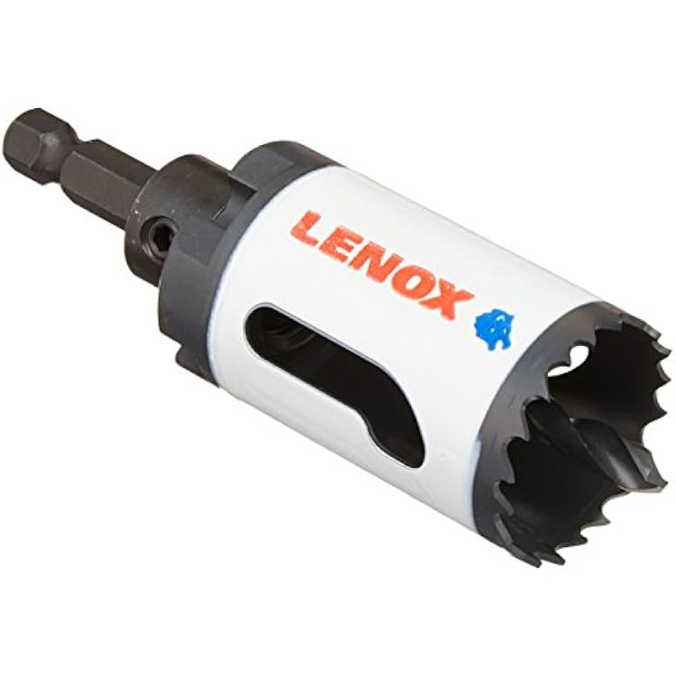 LENOX Tools Hole Saw, Bi-Metal, Speed Slot, Arbored, 1-38-Inch 1772727