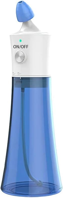 Neti Pot Sinus Rinse Nasal Wash Bottle Sinus Rinse Bottle Allergy Cleaner Pressure Irrigation Neti-Pot Nasal Irrigator Irrigation for Sinus Relief Nose Cleaner Aspirator System IPX7 Waterproof