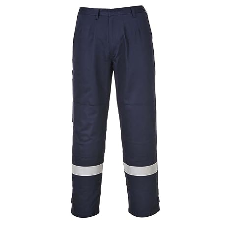 Portwest FR26NATL Bizflame Plus Trouser, Large/Tall, Navy