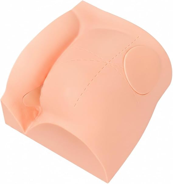 Dianzan Hip Injection Trainer, Buttock Injection Practice Model, Pvc Simulation Buttock Model, Reusable Training Aid for Nursing Medical Students