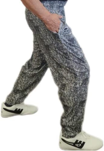 Black Stonewash Baggy Gym Pants for Bodybuilding & Weightlifting by Otomix Sports Gear