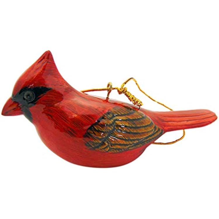 Cardinal Ornament Christmas Tree Decor with Legend Card Gift Boxed