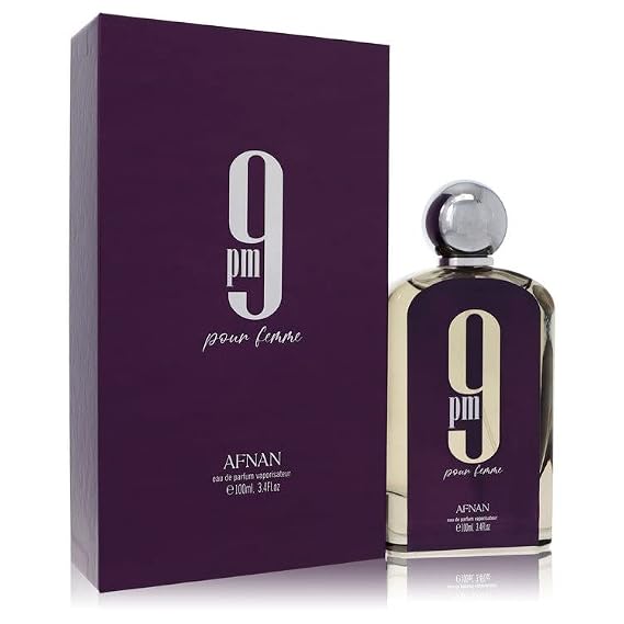 Afnan 9pm Pour Femme Perfume By Afnan Eau De Parfum Spray 3.4 oz