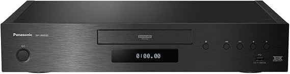 Panasonic DVD Player DP-UB9000P1K Reference Class 4K Ultra HD Blu-ray Player, HDR10+ and Dolby Vision Playback