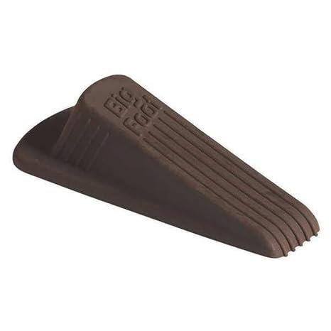 Door Wedge, Brown, 4-1/2 in. L