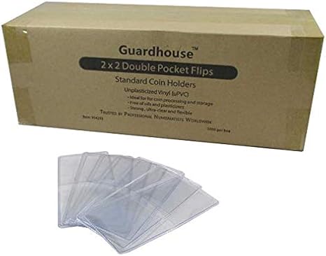 2x2 Coin Flip - Unplasticized Bulk/1000 Pack