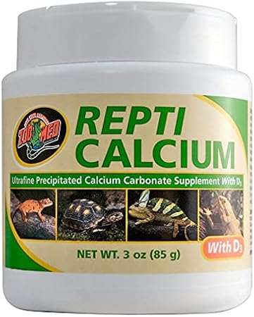 Repti Calcium with D3 (3oz) - Includes Attached DBDPet Pro-Tip Guide