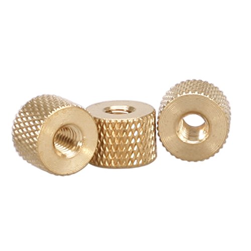 M2 M2.5 M3 M4 Thumb knurled Nuts Brass 20, M2