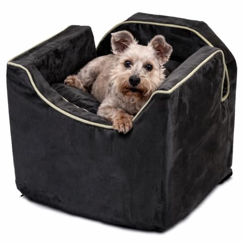 Small Snoozer Luxury Lookout Car Seat, Black and Herringbone