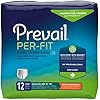 Prevail Per-Fit Protective Underwear - Extra Absorbency - Adult Incontinence Underwear - XXLarge(Pack of 4, 48 Count Total)