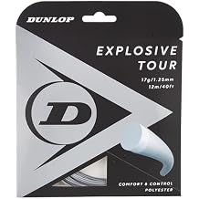 Dunlop Explosive Tour Tennis String, Silver