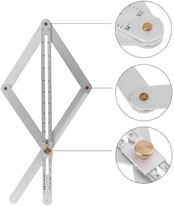 2022 New Premium Corner Angle Finder, Stainless Steel Protractor Digital Angle Finder with Scales, Miter Saw Bevel Gauge and Corner Angle Finder for Woodworking