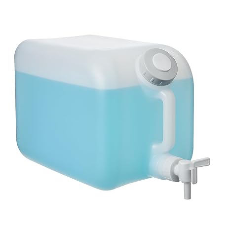 5 Gallon Plastic Dispenser Carboy with Spigot (1 Pack)