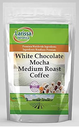 White Chocolate Mocha Medium Roast Coffee (Gourmet, Naturally Flavored, Whole Coffee Beans) (16 oz, ZIN: 560959)