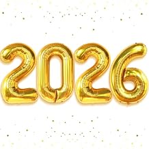 Gold 2026 Balloons 42 Inch, Giant - Gold Graduation Decorations 2026, Foil Number 2026 Graduation Balloons Class of 2026 Decorations | Graduation Party Decorations | Prom Decorations 2026, Katchon