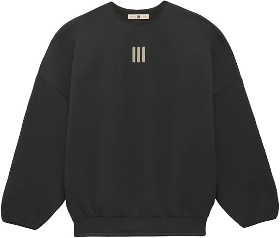 adidas Mens Fear Of God Athletics Crew Neck Sweatshirt Casual - Black - Size S