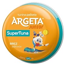 Argeta SuperTuna Pasteta Junior - Pack Of 16 x 95g