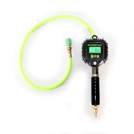 MORRFlate Single Tire Inflator Kit Manual Heavy-Duty Tire Inflator with Precision Pressure Gauge Reliable Tool for Quick & Accurate Tire Inflation Durable & Portable Design for Automotive Shops
