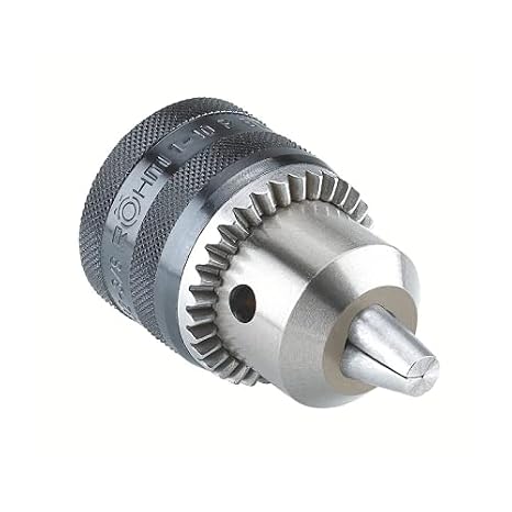 Keyed Drill Chuck J6 Mount Rohm 72818, 1-13mm Clamping Capacity, 52 Diameter, Prima I, S3 Key Size