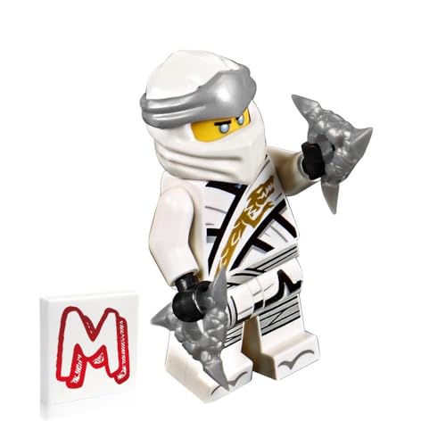 LEGO NINJAGO Minifigure - Zane Legacy with Throwing Stars 70670