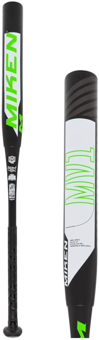 Miken MV-1 13" Maxload Dual Stamp 240 Slow Pitch Softball Bat: MPMV