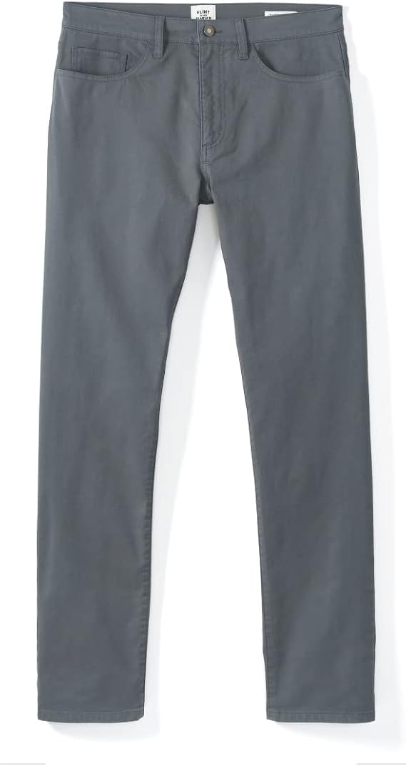 Huckberry Flint and Tinder Men's 365 Pant, Stretch Comfort, 5-Pocket Mens Pant