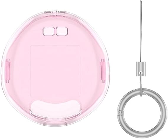 Transparent Cover For Tamagotchi-Uni Built From PC Material To Guard Against Drops Scratches And Everyday Handling Stress(Pink)