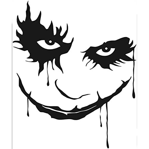 The Joker Looking Through Pro Vinyl Decal Sticker for 13 inch Computer