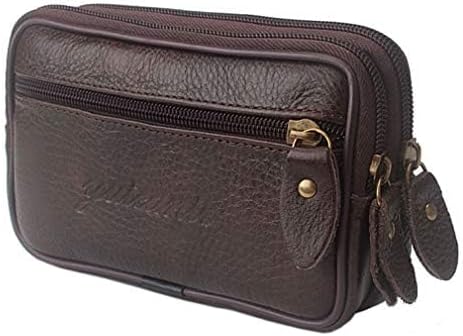Leather Phone Belt Bag Holster Pouch for Men Loop Flip Coin Purse Case Cell Phone Waist Pack Pouch Case